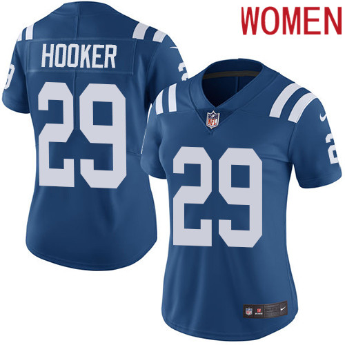 2019 Women Indianapolis Colts #29 Hooker blue Nike Vapor Untouchable Limited NFL Jersey->women nfl jersey->Women Jersey
